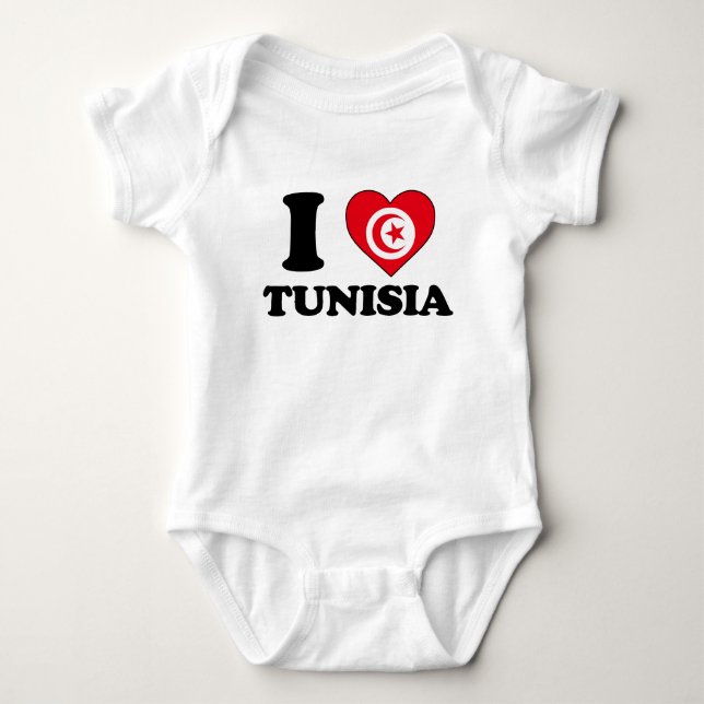 Camiseta I love Tunisia (Frente)