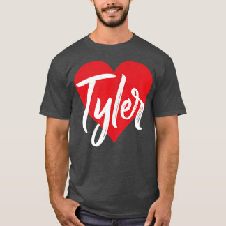 Camiseta I Love Tyler First Name Tshirt I Heart Named 