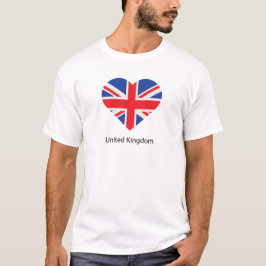 Camiseta I Love United Kingdom
