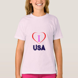 Camiseta I Love USA