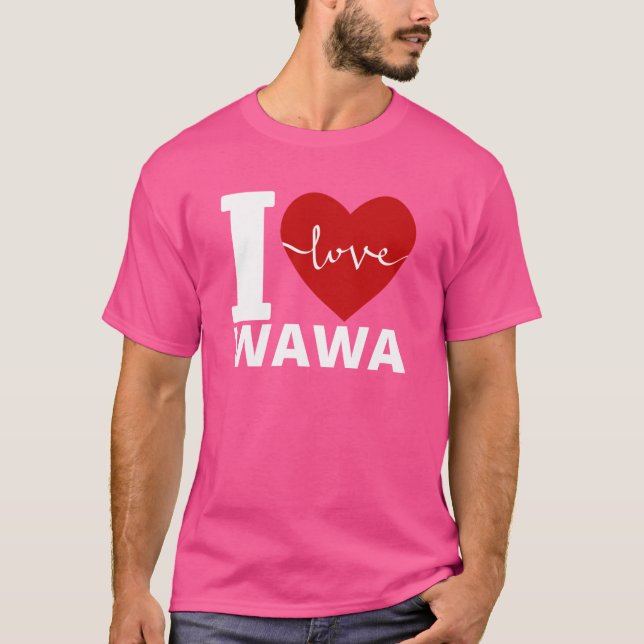 Camiseta I LOVE WAWA friends (Frente)