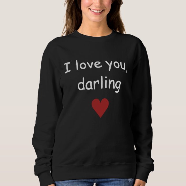 Camiseta I Love you, Darling (Frente)