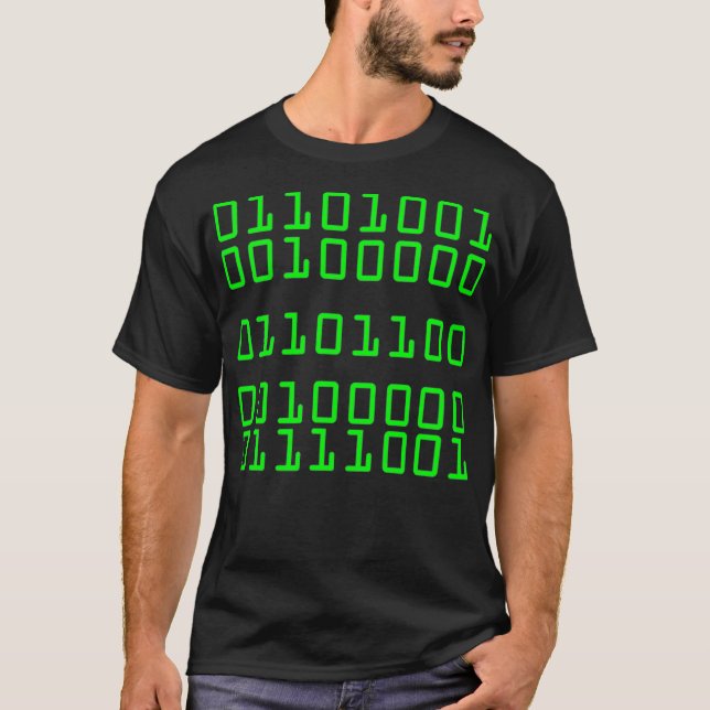 Camiseta I Love You In Binary Code  Funny GIFT  (Frente)
