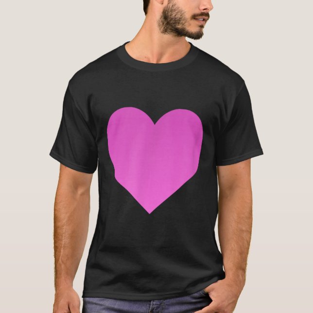 Camiseta I Love You Nk Purple Heart Valentine's Day Emotico (Frente)