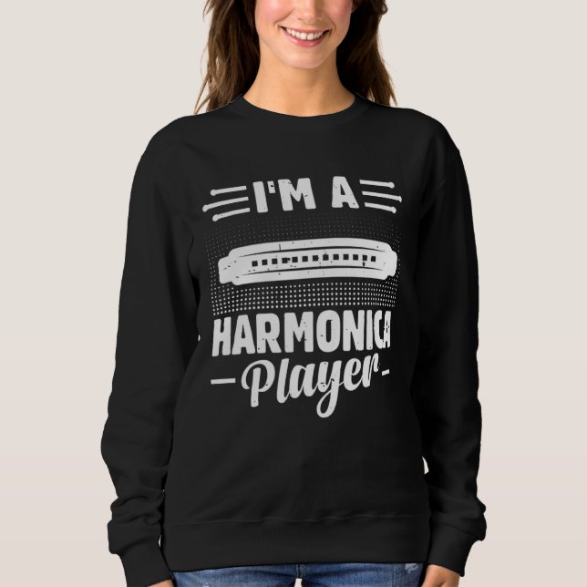 Camiseta I m A Harmonica Player Harmonica Mouth Organ Music (Frente)