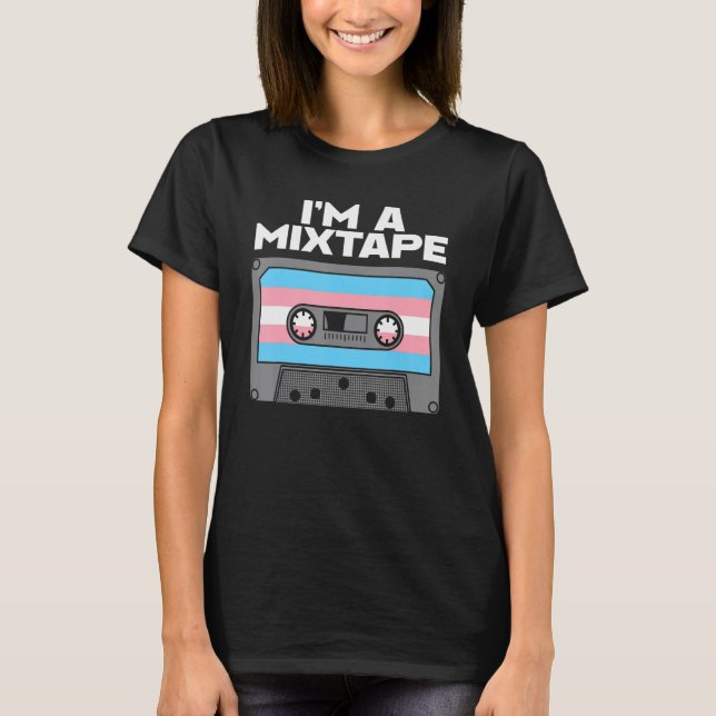 Camiseta I M A MIXTAPE Transgender LGBT Gay Pride Month Tra (Frente)