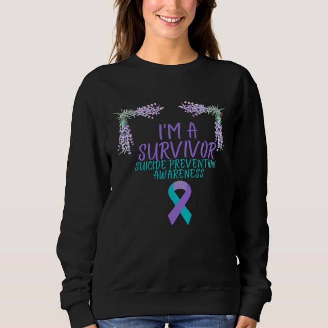 Camiseta I m A Survivor Suicide Prevention Awareness (Frente)