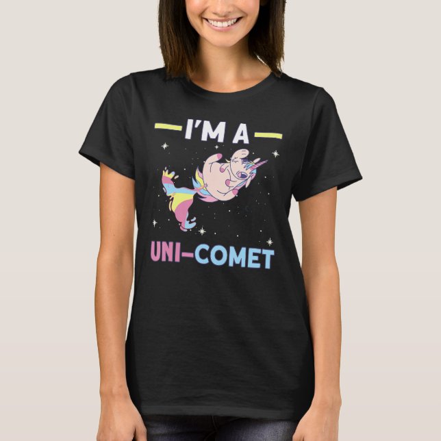 Camiseta I M A Uni Comet Comet Unicorn (Frente)