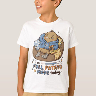 Camiseta I’m in full potato mode today| Couch Potato Potato
