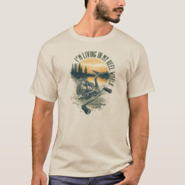 Camiseta I’m Living in My Reel World | Fishing lake