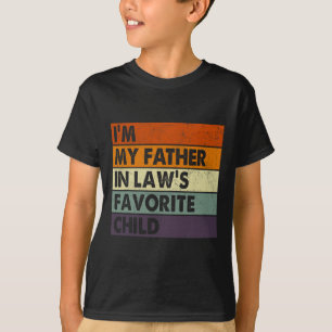 Camiseta I&#; m Meu Pai em Leis Pais Crianças Favoritos Da