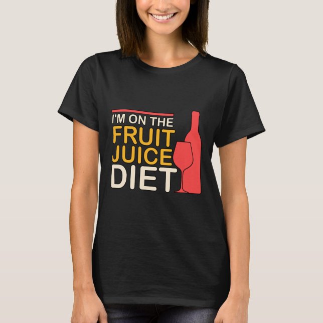Camiseta I M Na Fruta De Suco De Vinho 72 (Frente)