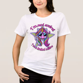 Camiseta I’m Not Weird I’m a Limited Edition Unicorn Desi