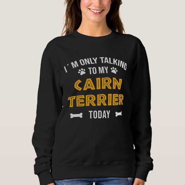Camiseta I´m Only Talking To My Cairn Terrier Today (Frente)