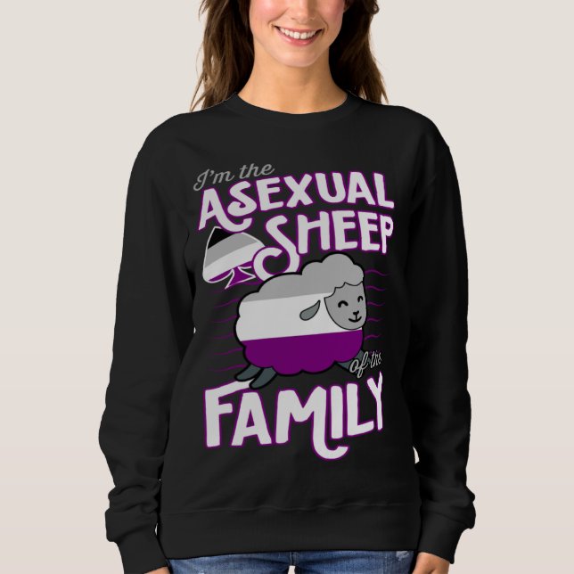 Camiseta I m The Asexual Sheep Of My Family  Ace Pride Aest (Frente)
