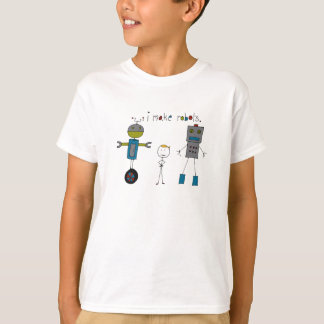 Camiseta I Make Robots (garoto) Tee