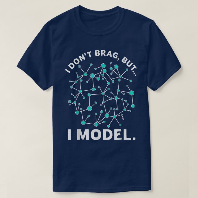 Camiseta I Model Data Science Humor Coding1061 (Frente do Design)