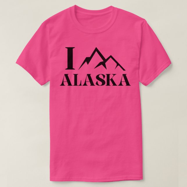Camiseta I Mountain Alaska Tirt (Frente do Design)
