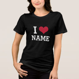 Camiseta I Nome do Coração