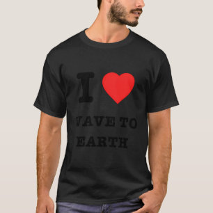 Camiseta I Onda De Coração À Terra