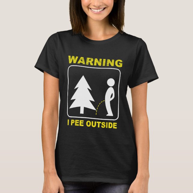Camiseta I Pee Fora Do Acampamento 1 (Frente)
