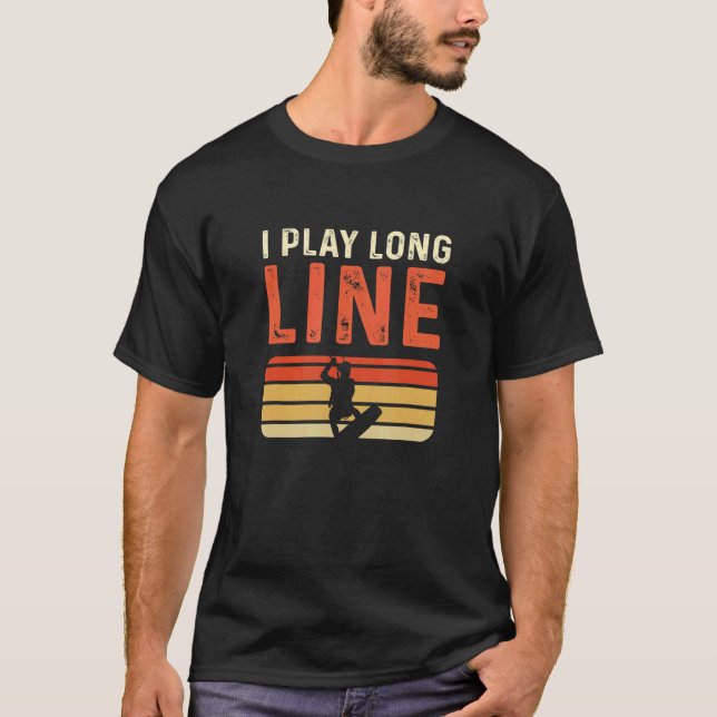 Camiseta I Play Long Line Kitesurfing Kiteboarding (Frente)