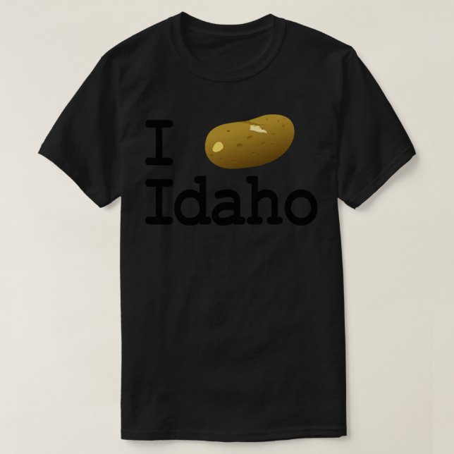 Camiseta I Potato Idaho TSirt (Frente do Design)