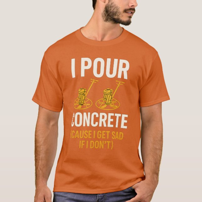 CAMISETA I POUR CONCRETO (Frente)