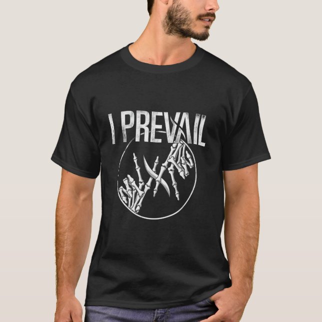 Camiseta I Prevail- Mãos de Esqueleto (Frente)