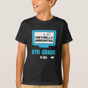 Camiseta I Quarentena do oitavo ano de graduação virtual