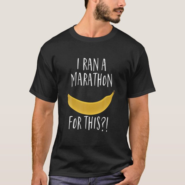 Camiseta I Ran A Marathon For This Funny Running (Frente)