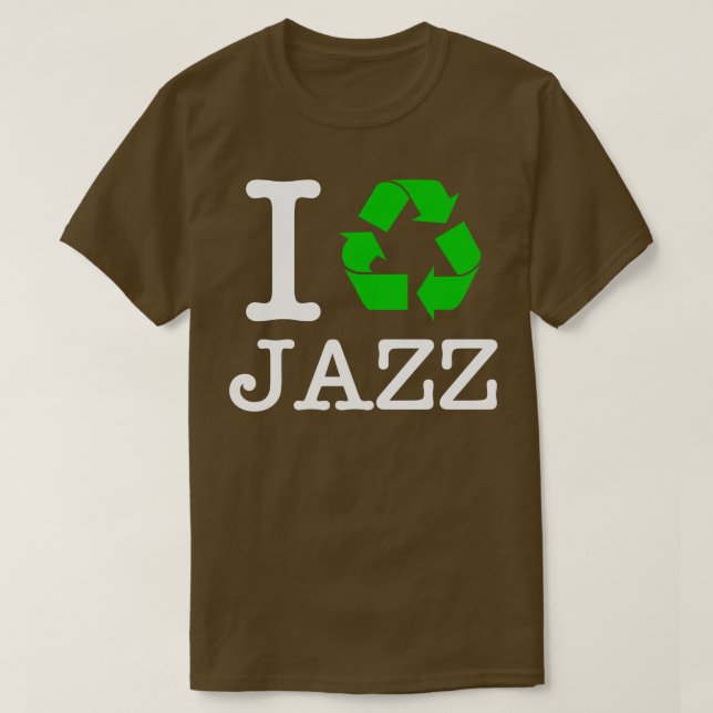 Camiseta I Reciclar Jazz (Frente do Design)