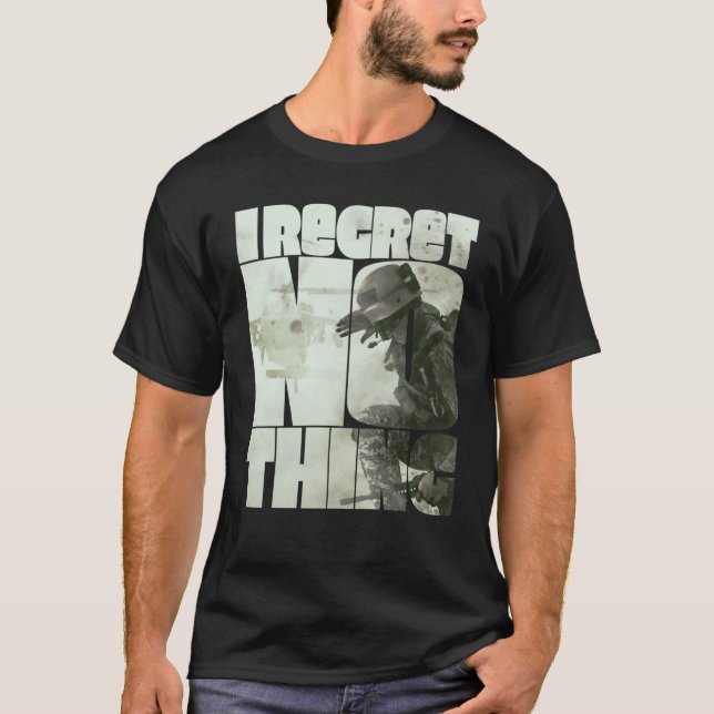 Camiseta I Regret Nothing  3 (Frente)