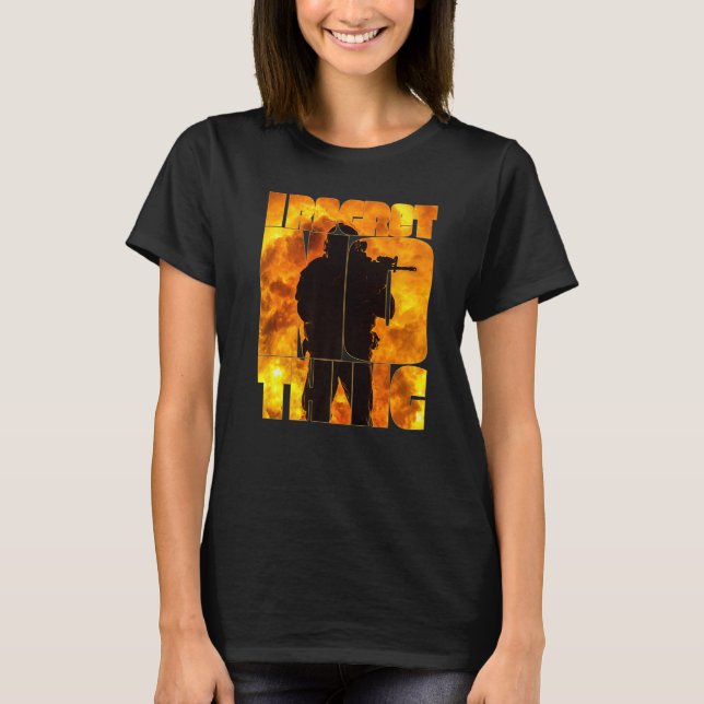 Camiseta I Regret Nothing Military Soldier Premium_2 (Frente)