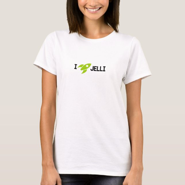 Camiseta I Rocket Jelli - Cor clara (Frente)