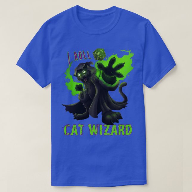 Camiseta I Roll CATWIZARD (Frente do Design)