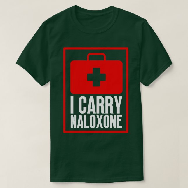 Camiseta I ry Naloxone 16 (Frente do Design)