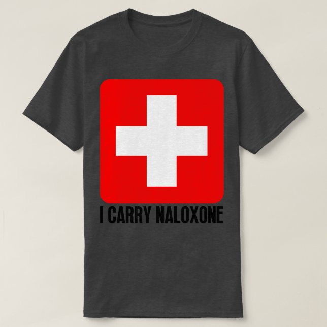 Camiseta I ry Naloxone 18 (Frente do Design)