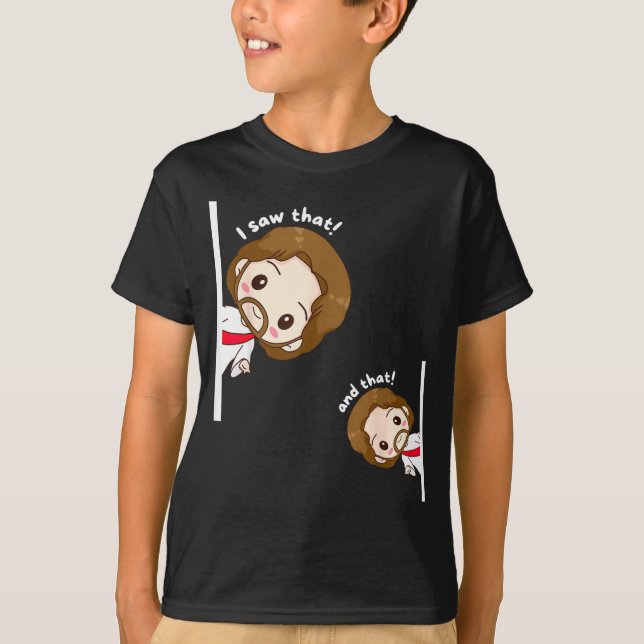 Camiseta I Saw That Karma Jesus Funny Saying Quote Meme Bib (Frente)