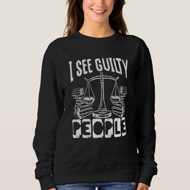 Camiseta I See Guilty People Lawyer (Frente)