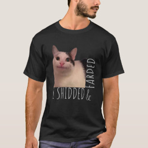 Camiseta I Shided & Farded Cat meme