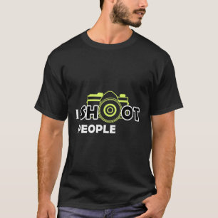 Camiseta I Shoot Pessoas Fotografer Camera Man Picture Pho