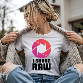 Camiseta I Shoot Raw