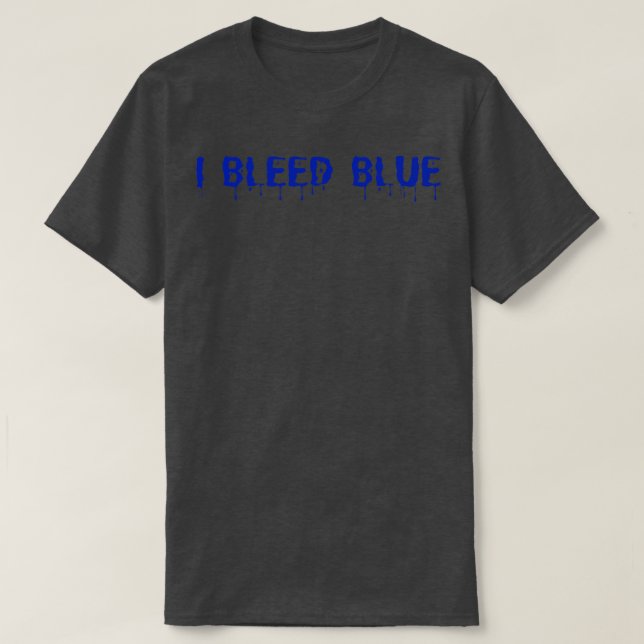 Camiseta I Sleed Blue TSirt (Frente do Design)