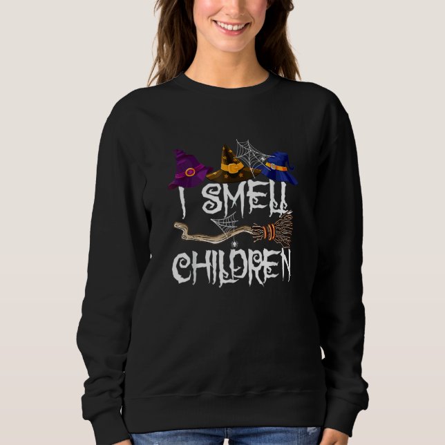 Camiseta I Smell Children  Witches Halloween Party Costume  (Frente)