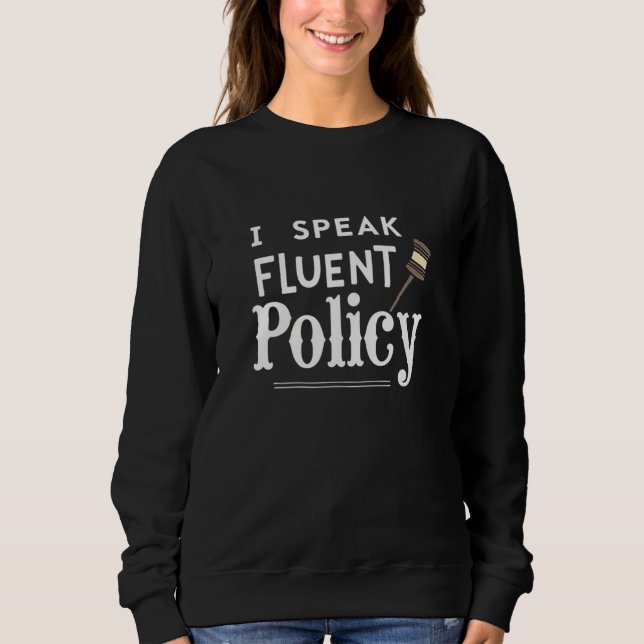 Camiseta I Speak Fluent Policy – Compliance Officer (Frente)