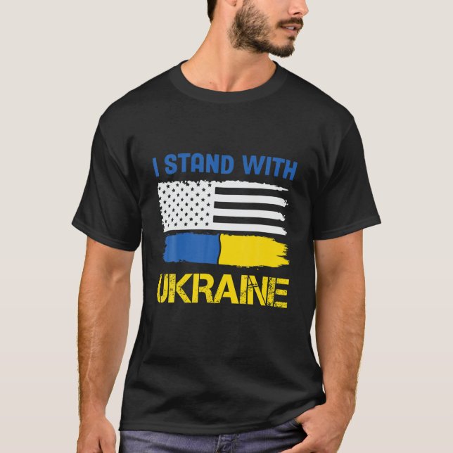 Camiseta I Stand With Ukraine (Frente)