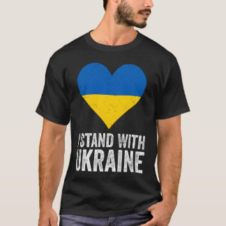 Camiseta I Stand With Ukraine Stop Putin Stop War Support U