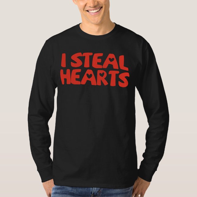 Camiseta I Steal Hearts Baby Boy Valentines Day Toddler  1 (Frente)
