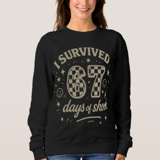 Camiseta I Survived 67 Days of School Funny Teacher Meme